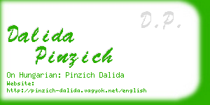 dalida pinzich business card